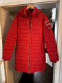 Roter Parka mit abtrennbarer Kapuze von SOCCX