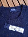 Original DRUMOHR Jumper Donegal 54 / XL Navy 30% Cashmere _ NWT _NEU