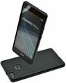 Hülle Silikon Case Tasche Schutzhülle Schwarz Farbe für TOP Smartphone Modelle