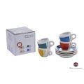 FIAT 500 ESPRESSO SET - 4 Espresso Tassen