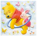 NEU 70420 Disney Winnie Pooh Wanddeko 3D Wandbild 29cm nachts Leuchtend