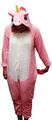 Tier Einhorn Overalls Erwachsene Kostüm Karneval Pyjama Schlafanzug Jumpsuit XL