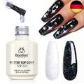 Beetles No Wipe Top Coat - Überlack 15ml Klar Holografisch Glitzer DIY 