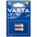 kQ Varta Batterie Alkaline 4001 LR1 Lady 1.5V Professional 2er Blister