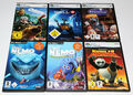 6 PC SPIELE SAMMLUNG - KUNG FU PANDA FINDET NEMO WALL-E RATATOUILLE OBEN DISNEY