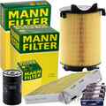 MANN FILTER INSPEKTIONSPAKET passend für AUDI A3 8P VW CADDY 3 GOLF 5 6 TOURAN