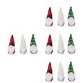  4 PCS Weihnachtsgeschenke Nordisches Dekor Gesichtsloser Alter Mann-Anhänger