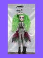 Beetlejuice Skullector custom DIY Monster high