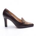 Pumps Manolo Blahnik Braun Weiß 36 EUR