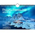 Polarlichterzauber DIN A5 Wandkalender für 2025 Nordlichter Polarlichter Himmel 