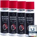 4x 500 ml TECPO BREMSENREINIGER BRAKE CLEANER UNIVERSAL TEILE REINIGER ENTFETTER