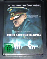 DER UNTERGANG MIT BRUNO GANZ LIMITIERTES NUMMERIERTES MEDIABOOK BLU RAY +DVD NEU