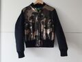 United colors Benetton 36 38 S M Jacke Damen Women Blogger Paillette Camouflage 