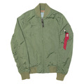 Alpha Industries MA-1 Flight Damen-Bomberjacke grün Nylon M