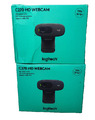 2x Logitech HD Webcam C270 - Webcam Black Homeoffice Mobile Working Desktop NEU