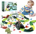 Kinder Dino-Rennstrecke Track Auto Dinosaurier Spielzeug Set  3-8Jahre Geschenke