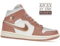 Nike Air Jordan 1 Mid Pink Stardust Rosa Rose Pastellfarben  37,5  38  38,5