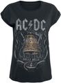 ACDC T-Shirt Damen Hells Bells schwarz Band-Merch, Bands