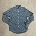 TOMMY HILFIGER Herren Hemd Shirt Gr. M New York Fit Kariert Checked 25519 Blau