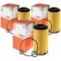 3x MAHLE / KNECHT Ölfilter OX 153/7D2 Oil Filter