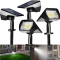 2X LED Garten Spotlight Solar Spotlight Solarlicht Garten Outdoor Wasserdicht