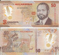 Mozambique / Mosambik [51] - 50 Meticais 2024 UNC - Pick New, Polymer