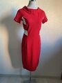 Marc Cain Kleid Rot Gr. N2 Gr. 36 Shirtkleid Etuikleid