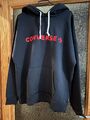 Converse Pullover Hoodie Sweater *limitiert* schwarz  mit Logo-Applikation Gr. L