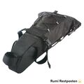 9L Fahrrad Satteltasche Tasche Wasserdicht Rollverschluss Bikepacking Schwarz