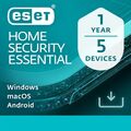 ESET Home Security Essential (Nod32) 2025 5 Geräte 1 Jahr