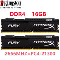 Kingston HyperX FURY DDR4 2X16GB 2666 MHz PC4-21300 Desktop RAM Memory DIMM 1.2V