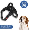 Hundegeschirr Hunde Brustgeschirr verstellbar Gr. S M L XL gepolstert Nylon refl