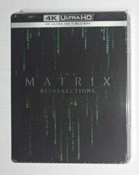 Blu Ray 4k Steelbook Matrix Resurrections 2021 Ultra HD Limited Edition 