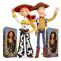 TOY STORY SHERIFF WOODY OR JESSIE DOLL KID SOFT TALKING ACTION FIGURES TOY ^v^