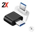 2x USB-C auf USB-A Adapter OTG USB-Stick für Samsung MacBook Xiaomi iPhone
