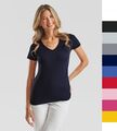 FRUIT OF THE LOOM 2er Pack Damen V-Neck T-Shirt Lady-Fit Valueweight T 61-398-0