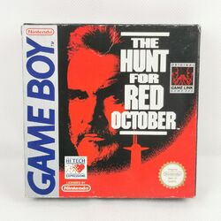 The Hunt for Red October Nintendo Gameboy verpackt PAL