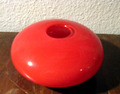 Blumenvase von Henry Dean Farbe rot - neuwertig