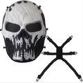 Airsoft Paintball Tactical Vollgesichtsschutz Totenkopf Maske Skelett Armee Outdoor