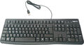 LOGITECH Tastatur K120 USB Kabel schwarz deutsch QWERTZ Computer Keyboard PC 