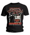 MOTORHEAD Lemmy Firepower Licencia oficial Chico Men's Tee Rockoff MHEADTEE47MB