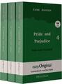 Pride and Prejudice / Stolz und Vorurteil - Teile 4-6 Hardcover (Buch + 3 MP3 Au