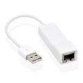 LAN Adapter USB 2.0 Netzwerk Adapter Patchkabel DSL RJ45 Netzwerkadapter weiß