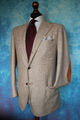 NP 3.250€ Sartoria Partenopea 100% Kaschmir Sakko 52 Wildleder-Patches handmade