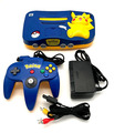 N64 - Nintendo 64 Konsole Pokémon Pikachu mit Original Controller ( USA Version)