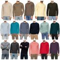 Pullover Herren Baumwolle s.Oliver Strickpullover Rundhals gesticktes Logo Basic