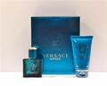 Versace Eros pour Homme Eau de Toilette 30 ml DG 50 ml  Set Herrenduft  OVP