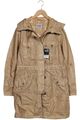 MILESTONE Mantel Damen Jacke Parka Gr. EU 42 Baumwolle Leinen Beige #frg63ee