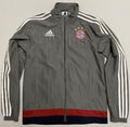 Adidas - FC Bayern - Herren Trainingsjacke in grau, Größe S