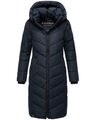 Navahoo Damen Winterjacke Steppjacke Winter Jacke lang warm Mantel Parker B982